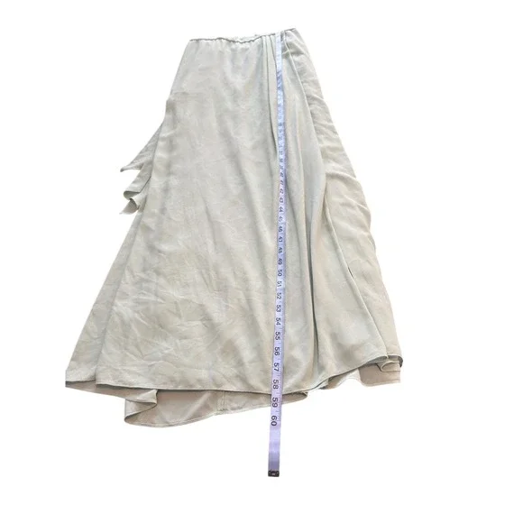 Celebrate DB Studio Dusty Sage As Is Chiffon Tank Scoop Neck Dress Size 12 - Picture 14 of 14